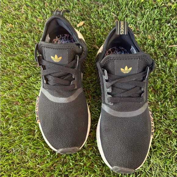 adidas NMD_R1 Black Leopard Sz(6) - Picture 1 of 6